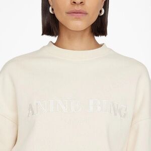 Anine Bing Sport Evan Sweatshirt - Soft Cream